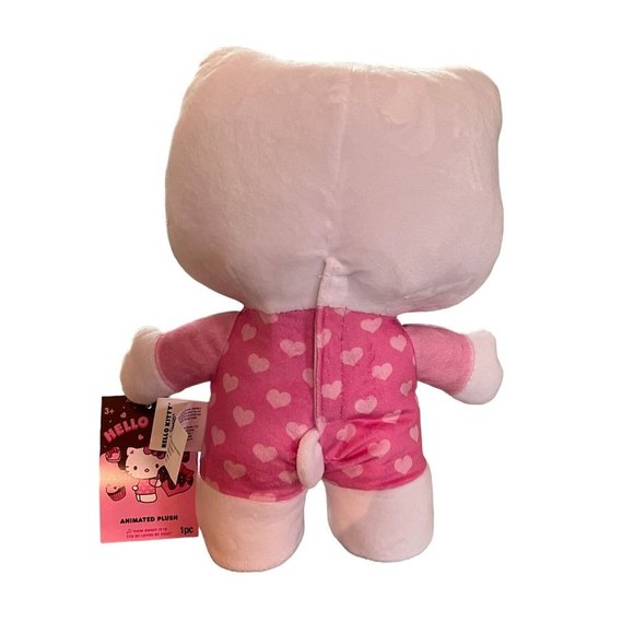 2024 Hello Kitty Valentine’s Day Animated Side Stepper Plush 12" - Picture 2 of 4